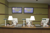 Front desk