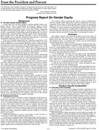 Gender Equity Report
