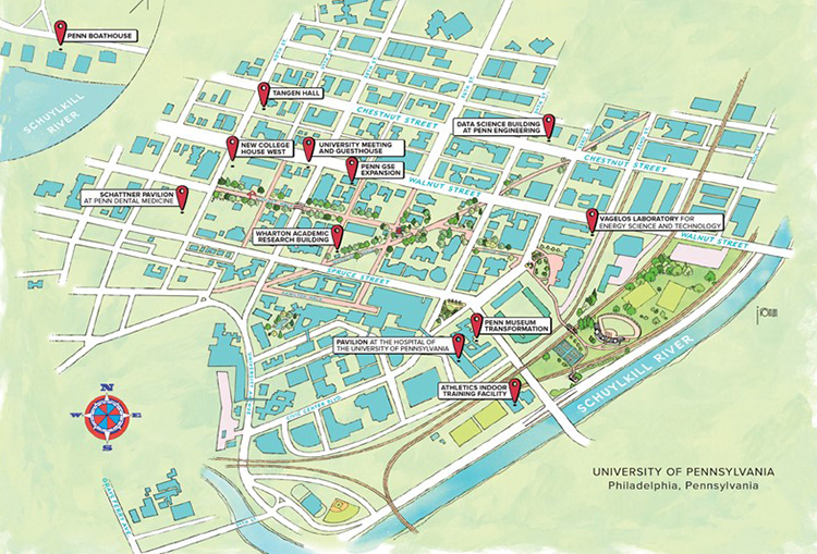 caption: Strategic capital projects across the campus.