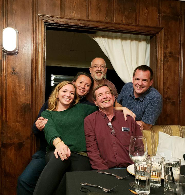 caption: Doug Olson and his family celebrate his 75th birthday after more than a decade in remission from leukemia following CAR T cell therapy. Photo courtesy of Penn Medicine.