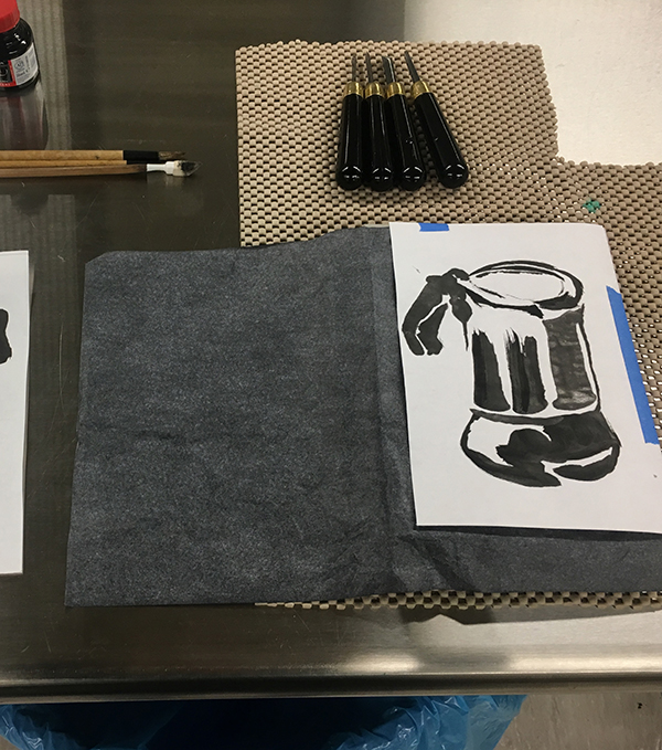 Holiday Card Printing event at Common Press