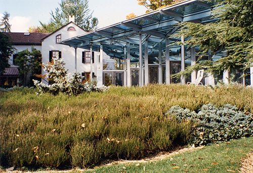 caption: The Haas Garden, Ambler, PA (1993) is in the Kroiz Gallery exhibit, Harriet Pattison: Gardens & Landscapes. Special Weekend Gallery Hours: On Saturday, May 14, for Penn’s Alumni Weekend, 10 a.m. to 4 p.m.