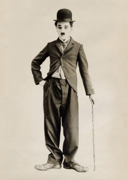 caption: Photo of Charlie Chaplin