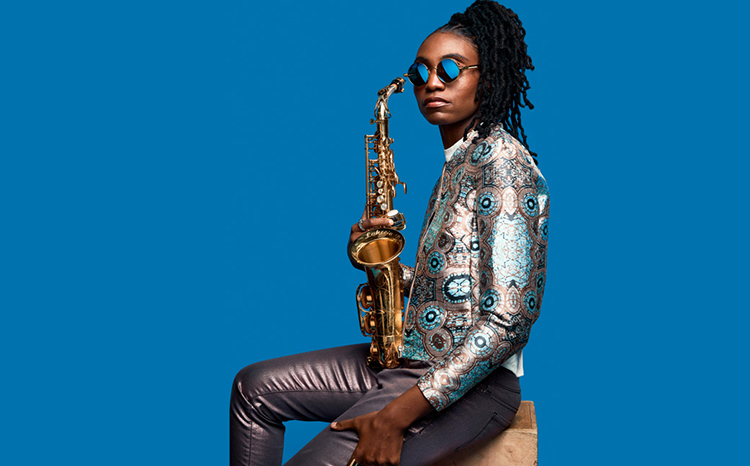 caption: Lakecia Benjamin, a saxophonist, is the artistic advisor for Alice & John: A Coltrane Festival.