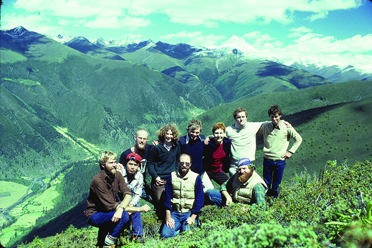 caption: Paul Meyer (far left) was part of Morris Arboretum’s first plant collecting trip to China in 1981.