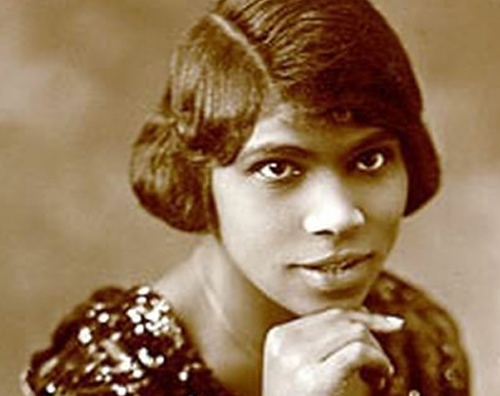 caption: A photo from the Penn Libraries' collection of Marian Anderson, circa 1920. Photo Courtesy Kislak Center for Special Collections