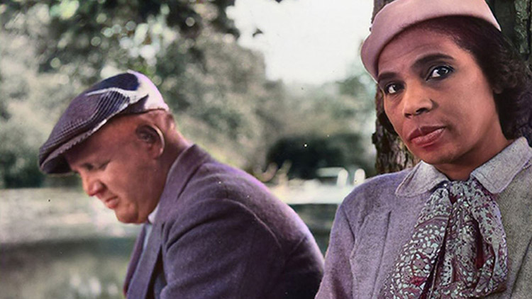 caption: Marian Anderson and Orpheus “King” Fisher. Photograph courtesy of Penn Museum.