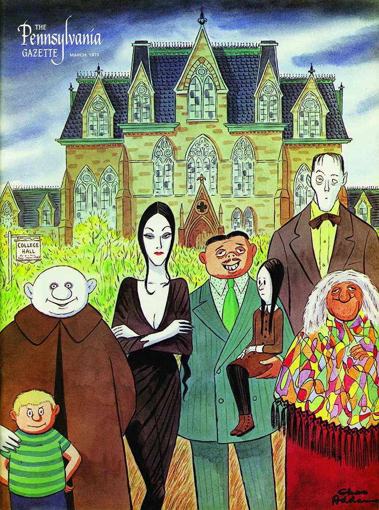 Charles Addams: The Addams Family's Ties to Penn | University of  Pennsylvania Almanac