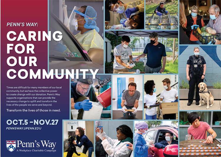 Penn's Way: Caring for our Community campaign collage