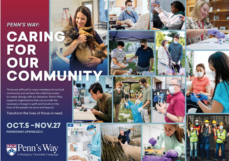Penn's Way: Caring for our Community campaign collage