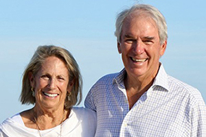 caption: James S. and Gail Petty Riepe