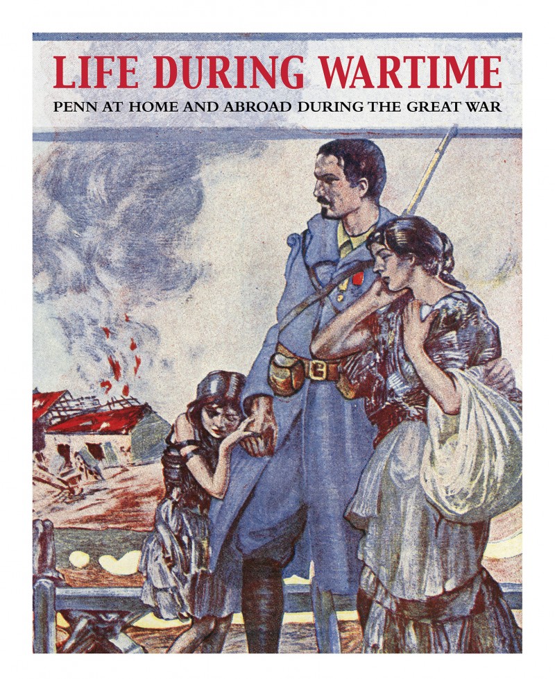 caption: Life During Wartime Poster. Image modified from: Will you help? The Red Cross counts on you. Affiches de la Grande Guerre No. 2, Postcard.
