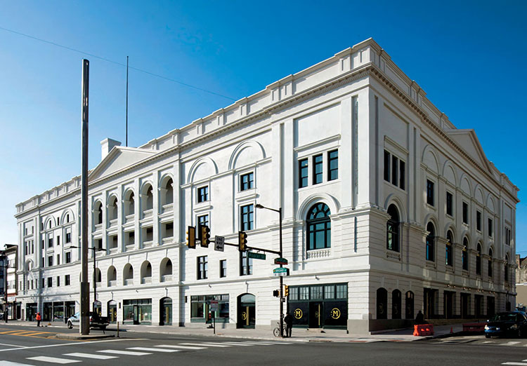 caption: The reopened, revived and restored building has been on the National Register of Historic Places since 1972.