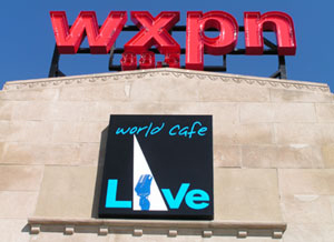 WXPN sign